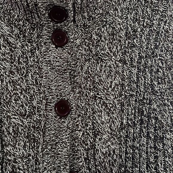 Reference Point Multi-Color Brown Button Down Cardigan Sweater Size Large - Picture 15 of 15